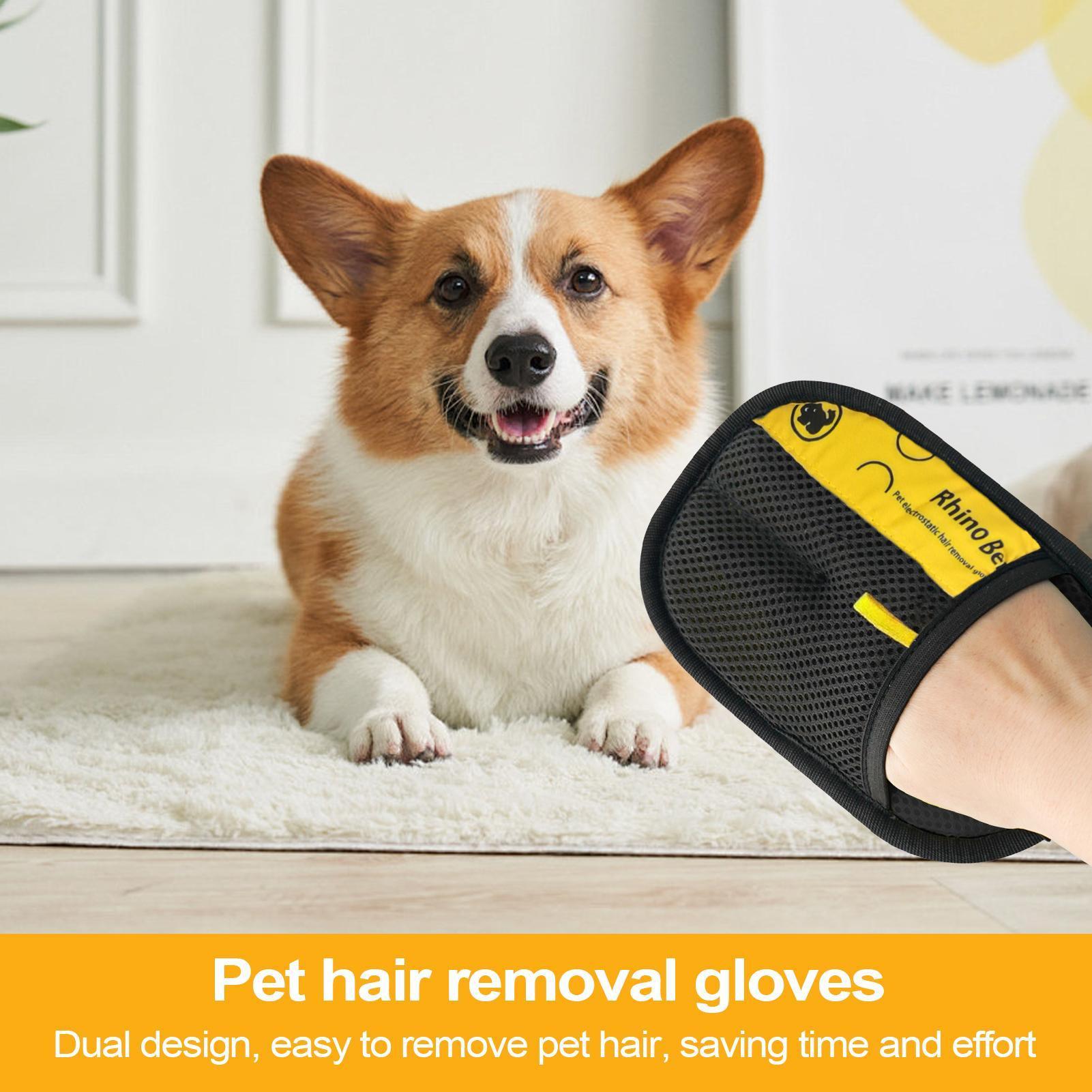 2pcs Cat Grooming Gloves Elect - огляд і ціна Pet Hair Remover Brush