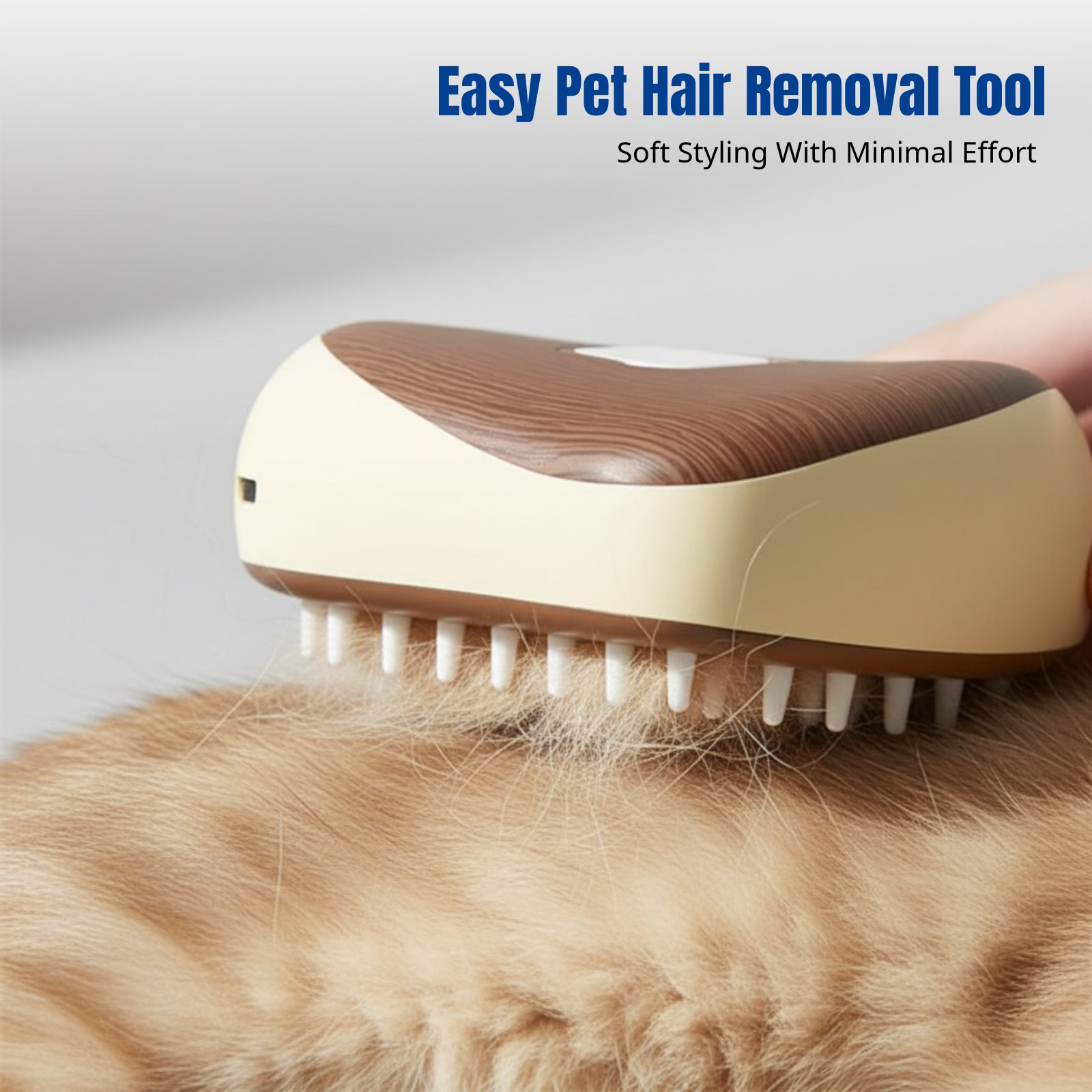 Steam Spray Pet Comb, Wooden T - огляд і ціна Pet Hair Remover Brush