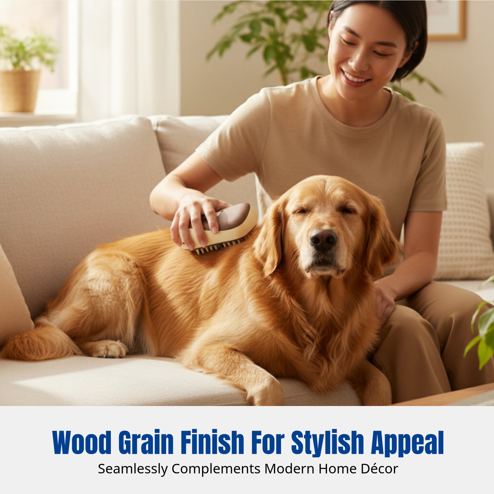 Steam Spray Pet Comb, Wooden T - огляд і ціна Pet Hair Remover Brush