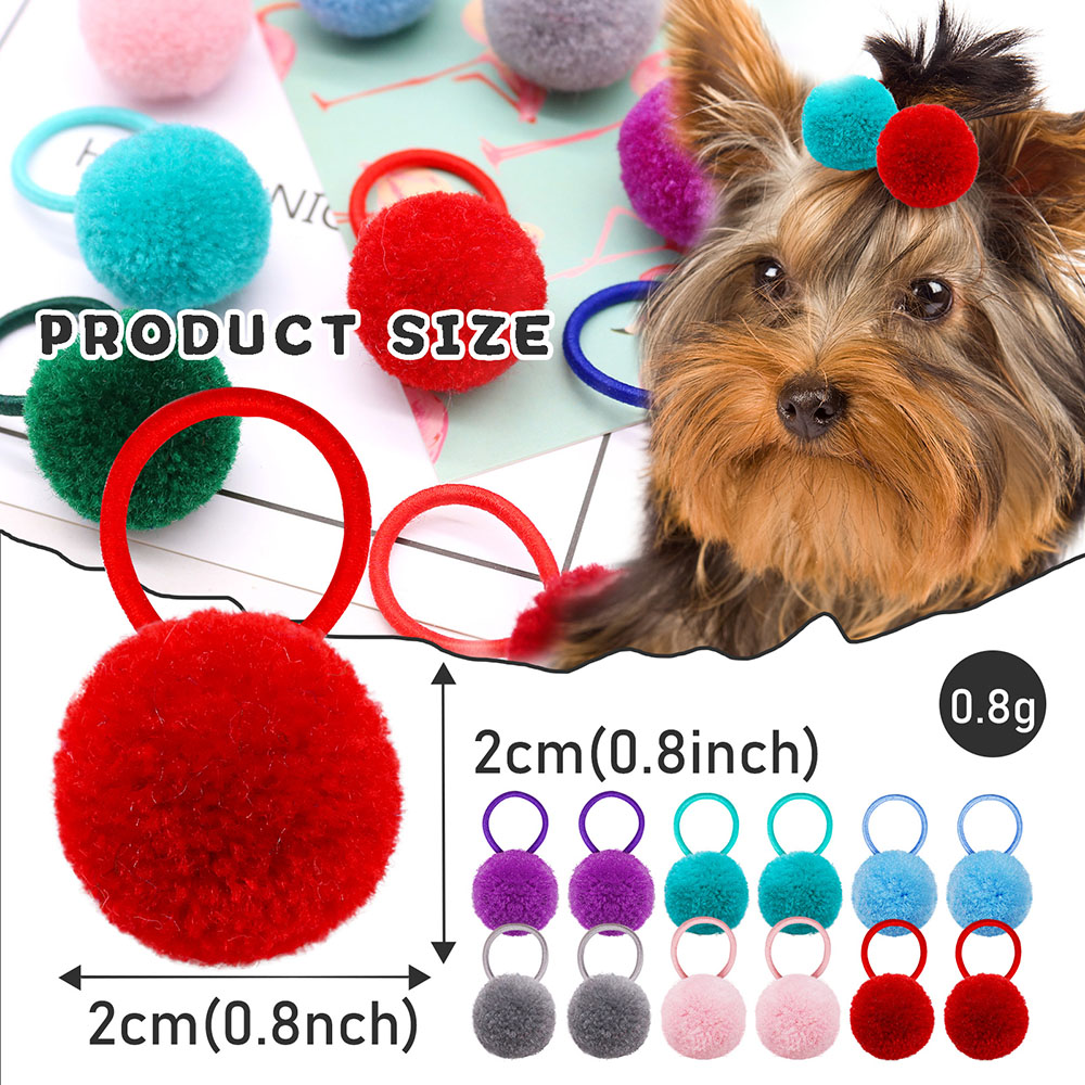 10PCS Hair Rubber Dog Accessor - огляд і ціна Pet Supplies Pet Shop