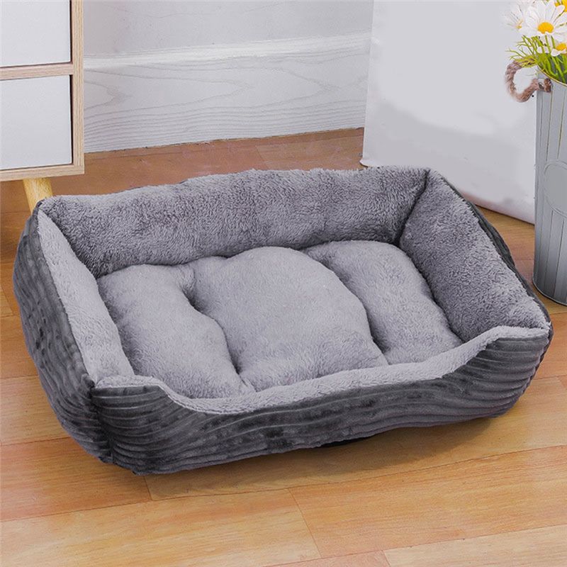 AEA9-Grey Dog Bed Pet Square P - огляд і ціна Pet X Supplies & Tack