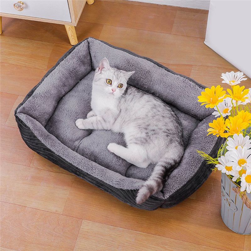 AEA9-Grey Dog Bed Pet Square P - огляд і ціна Pet X Supplies & Tack